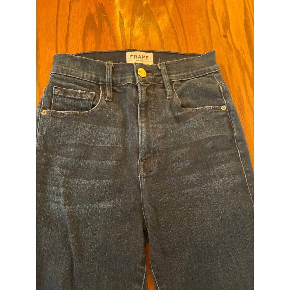 FRAME ALI HIGH RISE SKINNY JEANS SIZE 26 - Picture 3 of 9